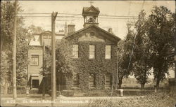 Ivy Covered St Mary's School Postcard