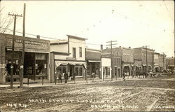 Main Street, Looking East Postcard