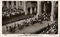 Coronation Procession 1911 and Admiralty Arch London, England Postcard Postcard Postcard