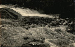 Rainbow Falls, West Branch of Wolf River Postcard