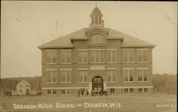 Crandon High School Wisconsin Postcard Postcard Postcard