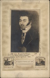 Col. Zackquill Morgan. Revolutionary Soldier Postcard