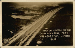 Ocean Beach Drive Port Aransas, TX Postcard Postcard Postcard