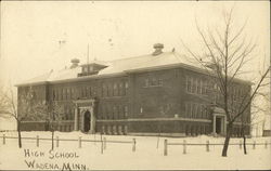 High School Wadena, MN Postcard Postcard Postcard