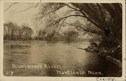 Mississippi River Monticello, MN Postcard Postcard Postcard