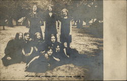 Wesley Grove Group of Girls "Returned from Swimming Pool" Wesley Grove Group of Girls "Returned from Swimming Pool"