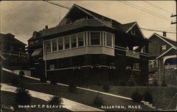 Home of C. P. Seaverns Postcard