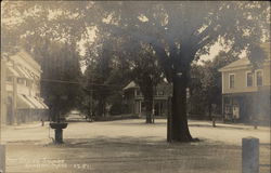 Post Office Square Sharon, MA Postcard Postcard Postcard