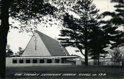 Our Saviors Lutheran Church Osage, IA Postcard Postcard Postcard