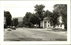Street Scene Hancock, NH Postcard Postcard 