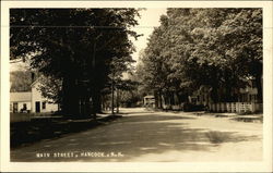 Main Street, Hancock, N.H. Postcard