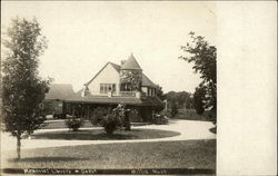 Memorial Library - Depot Postcard