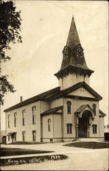 Congregational Church Millis, MA Postcard Postcard Postcard