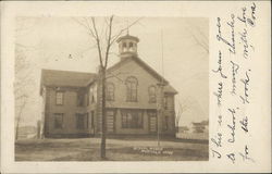 School House Postcard