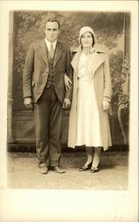 Well Dressed Couple Postcard