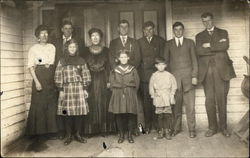 Antique Family Photograph Postcard