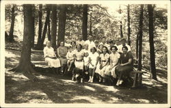 Portrait of People at Kent Falls Postcard