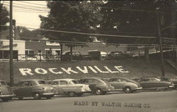 Photo of Cars and the word Rockville Postcard