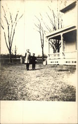 Children in Front of House Stepney, CT Postcard Postcard Postcard