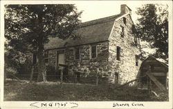 Historic Home in Sharon, Conn Connecticut Postcard Postcard Postcard