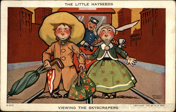 The Little Hayseeds--Viewing the Skyscrapers Children