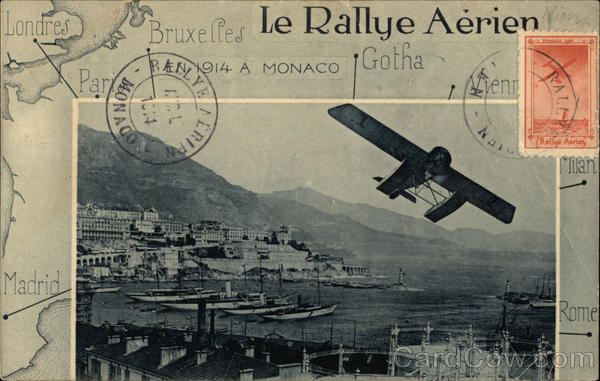 Le Rallye Aerien En 1914 A Monaco Aircraft