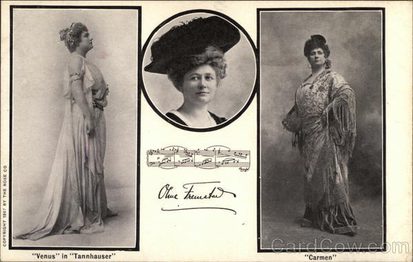 Olive Fremstad Photos in Operatic Costumes