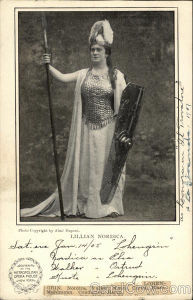 Opera Singer Lillian Nordica