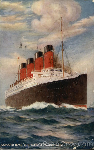 Cunard R.M.S. Lusitania & Mauretania Boats, Ships