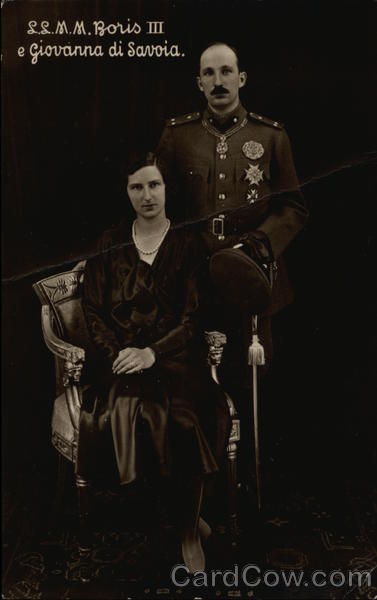 Boris III of Bulgaria and Queen Giovanna Royalty