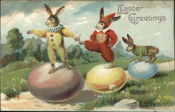 Easter Greetings Eggs