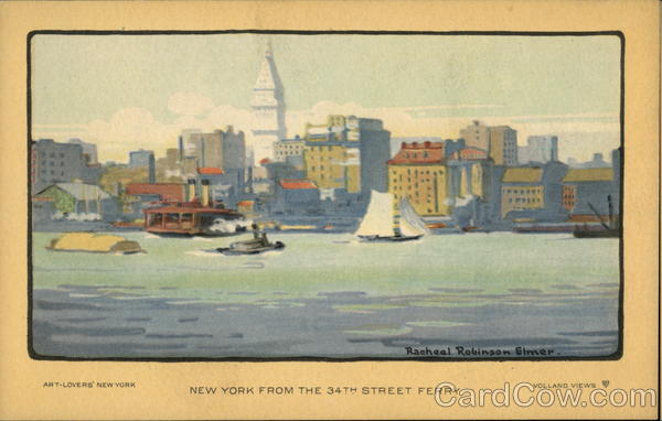 New York from 34th Street Ferry New York City Rachael Robinson Elmer