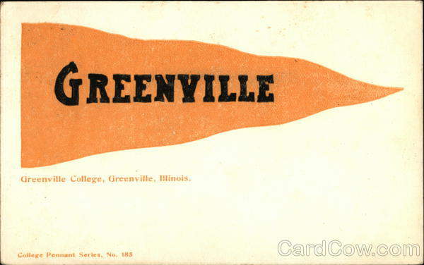 Greenville Pennant Illinois School Pennants