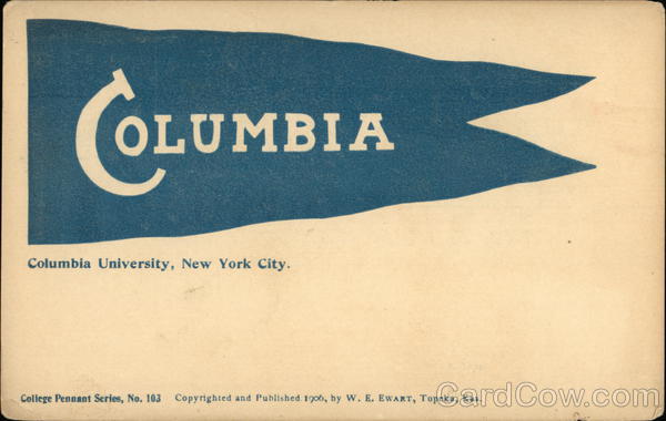 Columbia Flag New York City School Pennants