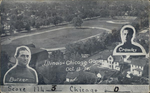 Illinois--Chicago Game, October 15, 1910 Football