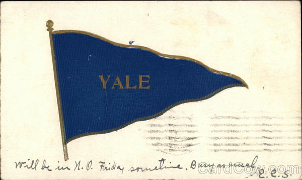 Yale University Pennant New Haven Connecticut School Pennants