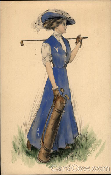 Yale College Girl Golfing College Girls