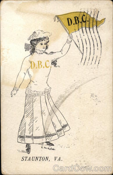 Dunsmore Business College Girl Staunton Virginia College Girls