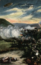 Unsere Tapferen in den Vogesen Postcard