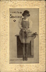 I Like To Be Squeezed Postcard