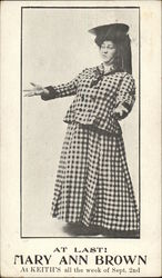 At Last! Mary Ann Brown Postcard