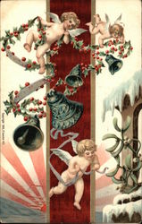 Christmas Angels Postcard