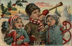 A Merry Christmas Postcard