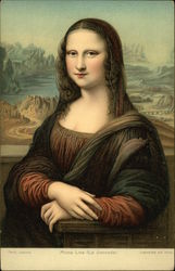 Mona Lisa Postcard