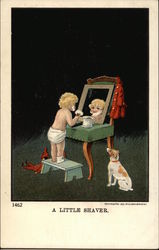 A Little Shaver Postcard