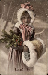 God Jul. Postcard