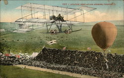Aviation Meet at Los Angeles, California Postcard