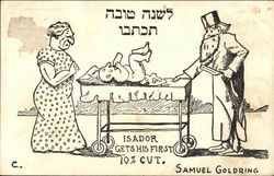 Jewish Circumcision (Bris) Comic Judaica Postcard Postcard Postcard