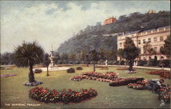 Torquay, UK - The Gardens Tuck's Oilette Series Postcard Postcard Postcard