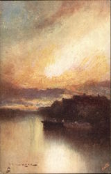 Evening Glow Postcard